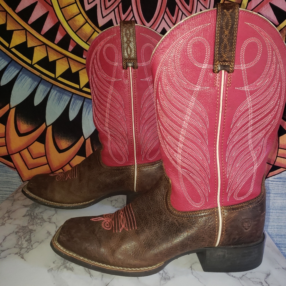 Ariat Tombstone Passion Pink Western Boots